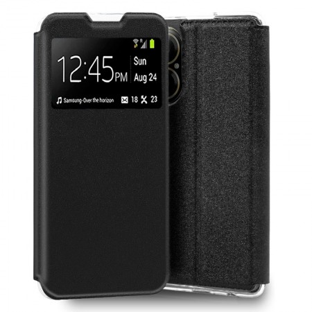 Funda COOL Flip Cover para Realme C67 Liso Negro