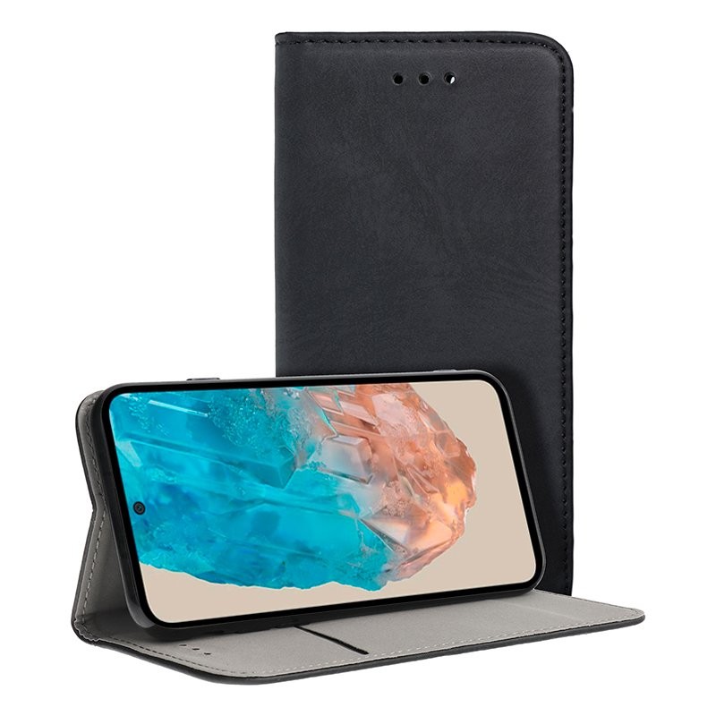 Funda COOL Flip Cover para Samsung M356 Galaxy M35 5G Liso Negro