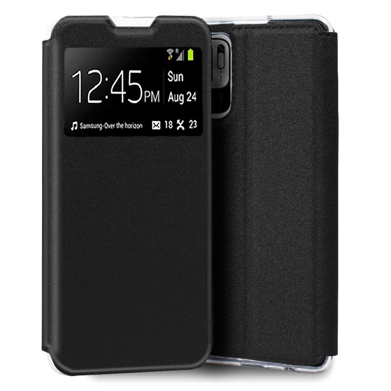 Funda COOL Flip Cover para Xiaomi Redmi 10 5G Liso Negro