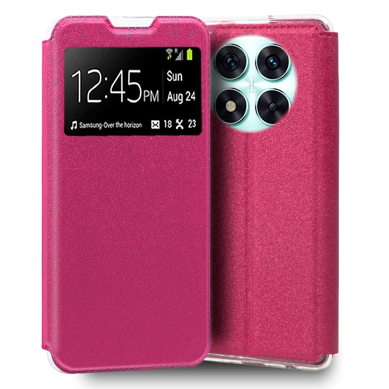 Funda COOL Flip Cover para Xiaomi Redmi Note 14 Pro 5G / Note 14 Pro Plus 5G / Poco X7 (Rosa)