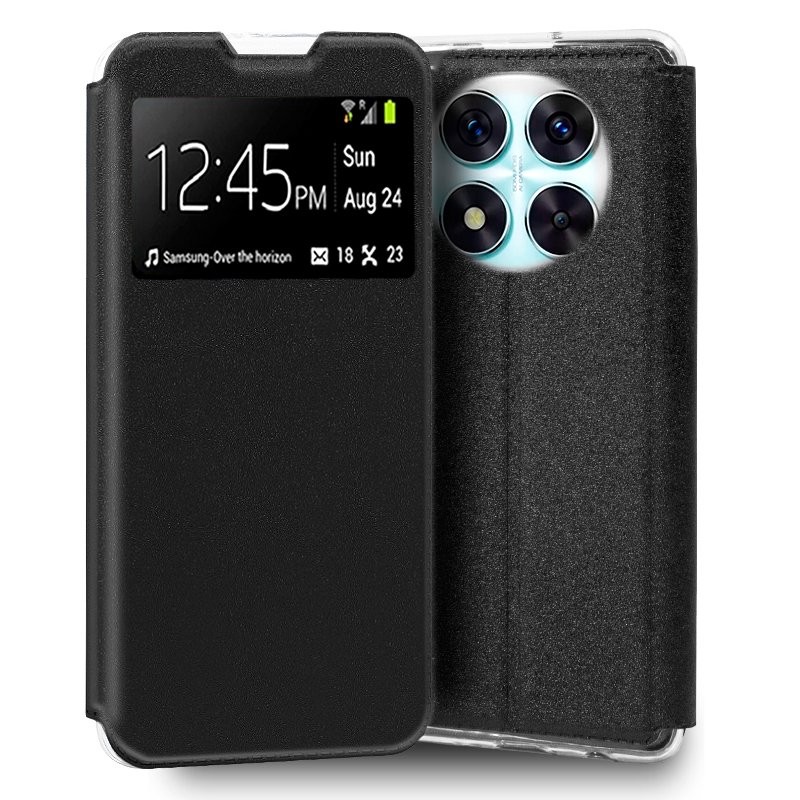 Funda COOL Flip Cover para Xiaomi Redmi Note 14 Pro 5G / Note 14 Pro Plus 5G / Poco X7 (Negro)