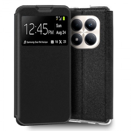 Funda COOL Flip Cover para Xiaomi Redmi Note 15 Pro 5G Liso Negro