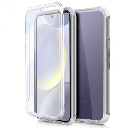 Funda COOL Silicona 3D para Samsung S921 Galaxy S24 / S25 (Transparente Frontal + Trasera)