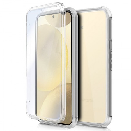 Funda COOL Silicona 3D para Samsung S926 Galaxy S24 Plus / S25 Plus (Transparente Frontal + Trasera)