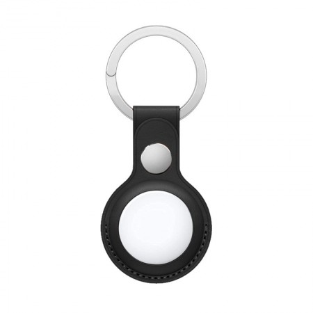Llavero Protector COOL Compatible con AirTag Polipiel Negro
