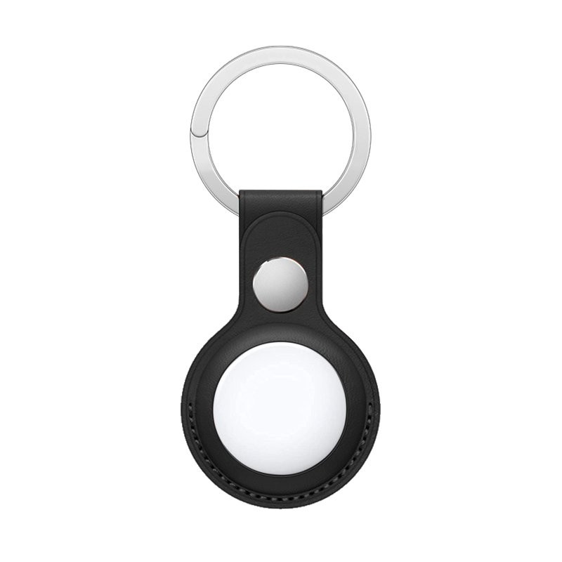 Llavero Protector COOL Compatible con AirTag Polipiel Negro