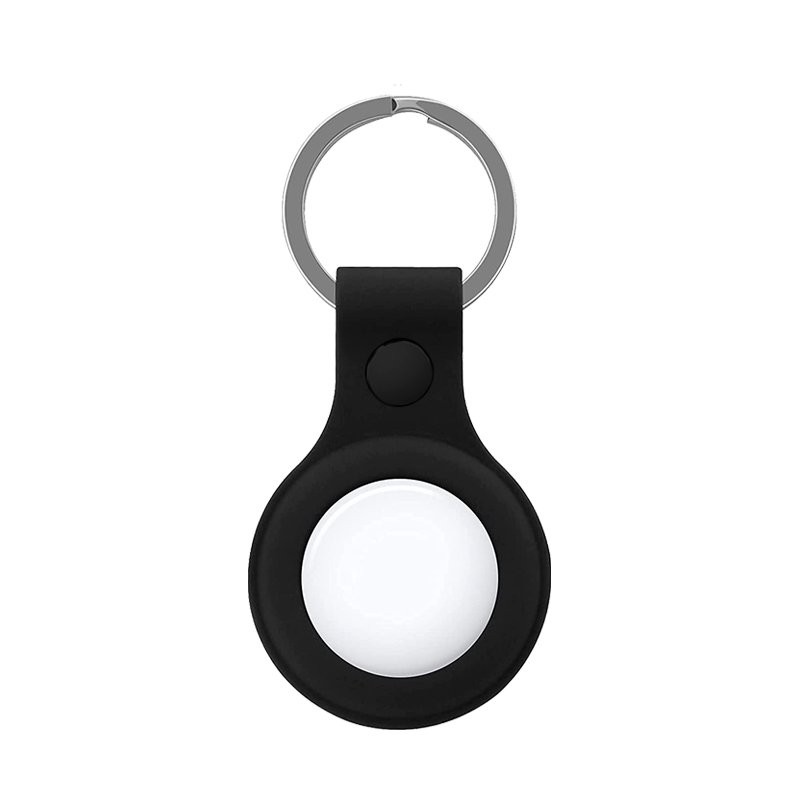 Llavero Protector COOL Compatible con AirTag Silicona Negro