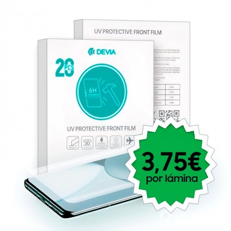 Protector Hidrogel Devia UV 6H (Pack 20 Unidades)