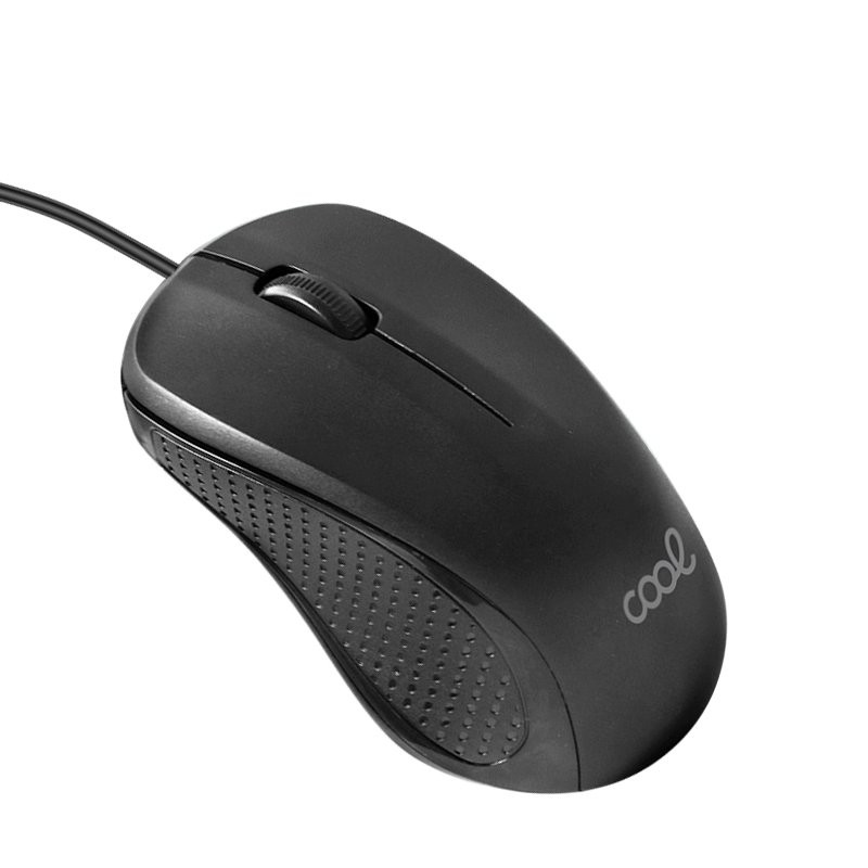 Ratón COOL USB Wired Negro