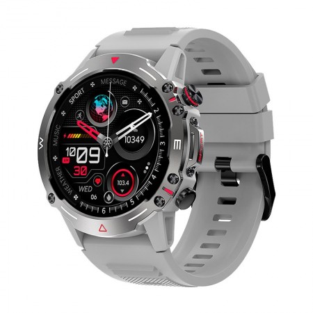 Smartwatch Pantalla Amoled COOL Adventure Silicona Gris (Llamadas, Salud...)