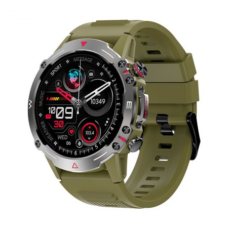 Smartwatch Pantalla Amoled COOL Adventure Silicona Verde (Llamadas, Salud...)