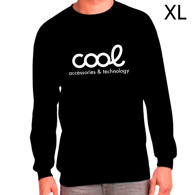 Textil Sudadera Cool Accesorios Talla XL (Unisex) Negro