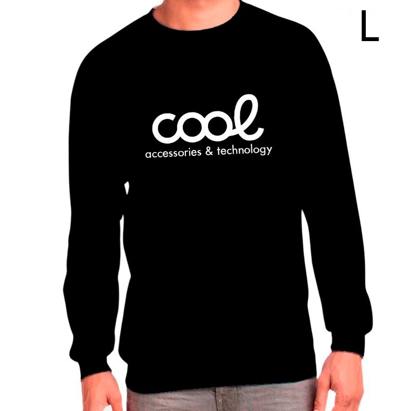 Textil Sudadera Cool Accesorios Talla L (Unisex) Negro
