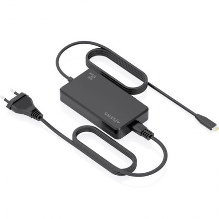 Cargador Sobremesa GaN Aisens ASCH-1PD65D068-BK/ 1xUSB Tipo-C/ 65W