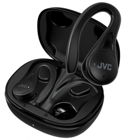 Auriculares Bluetooth JVC HA-EC25T con estuche de carga/ Autonomía 7.5h/ Negros