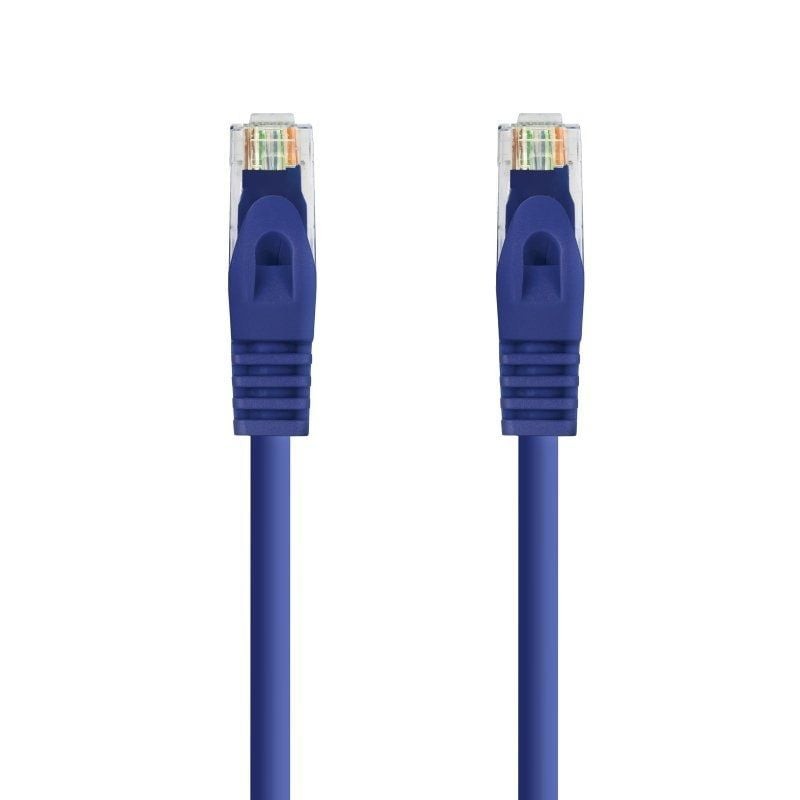 Cable de Red RJ45 UTP Nanocable 10.20.1800-L25-BL Cat.6A/ LSZH/ 25cm/ Azul