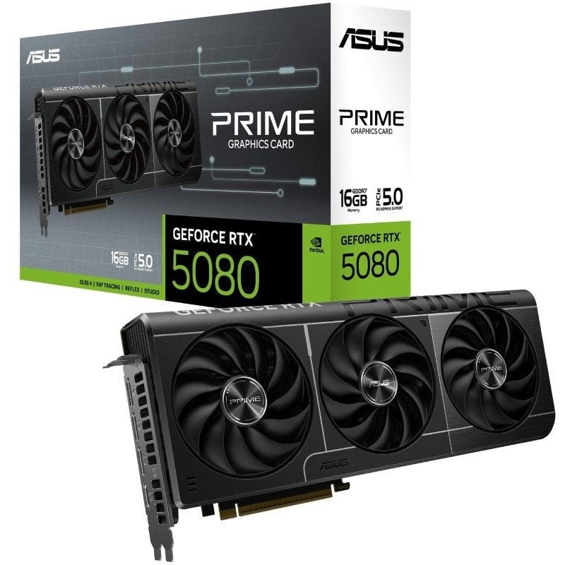 Tarjeta Gráfica Asus Prime GeForce RTX 5080/ 16GB GDDR7