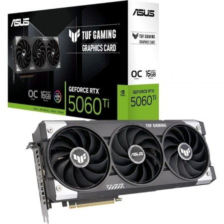 Tarjeta Gráfica Asus TUF Gaming GeForce RTX 5060 Ti OC/ 16GB GDDR7