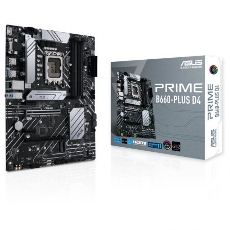 Placa Base Asus Prime B660-PLUS D4 Socket 1700/ DDR4/ PCIe 4.0