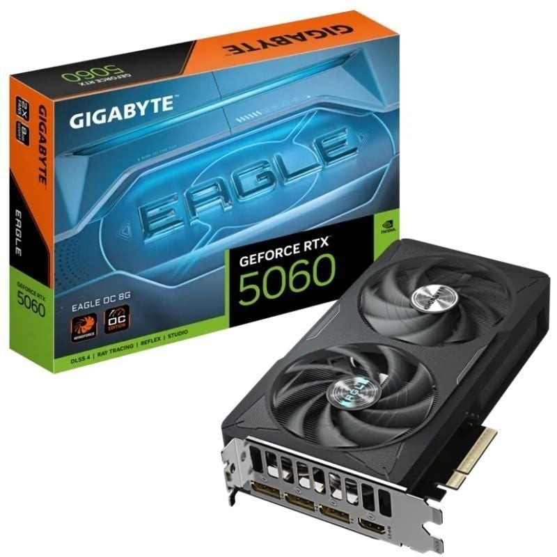 Tarjeta Gráfica Gigabyte GeForce RTX 5060 Eagle OC/ 8GB GDDR7