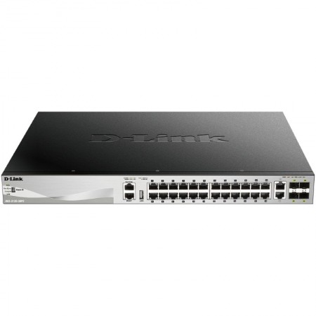Switch Gestionable D-Link DGS-3130-30PS/E 26 Puertos/ RJ-45 10/100/1000/ SFP