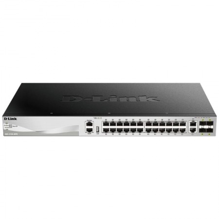Switch Gestionable D-Link DGS-3130-30S/E 28 Puertos/ RJ-45 10/100/1000/ SFP
