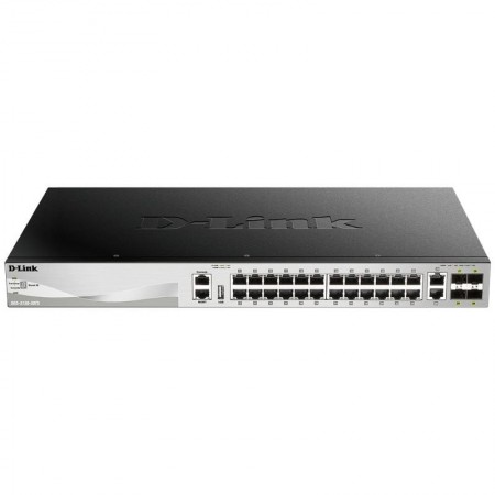 Switch Gestionable D-Link DGS-3130-30TS/E 24 Puertos/ RJ-45 10/100/1000/ SFP