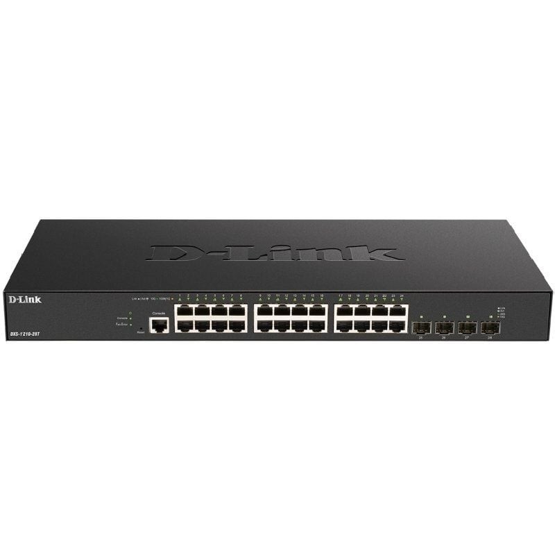 Switch Gestionable D-Link DXS-1210-28T 28 Puertos/ RJ-45 10/100/1000/ SFP