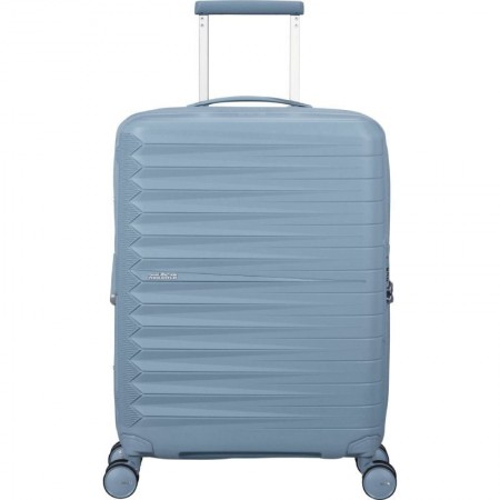 Maleta de Cabina American Tourister FastForward Spinner Expansible 55cm/ 55x40x23cm/ 4 Ruedas/ Azul
