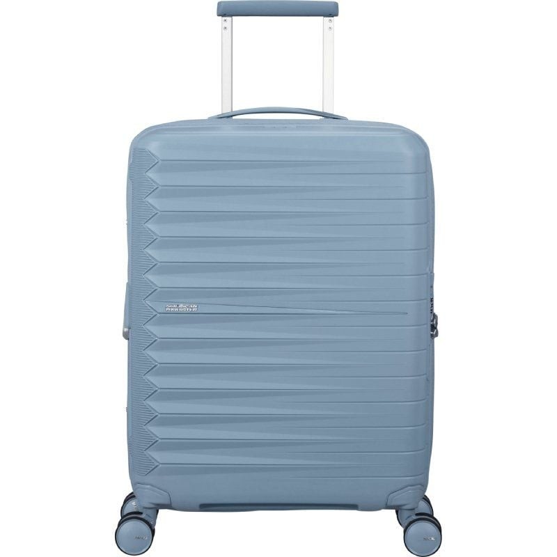 Maleta de Cabina American Tourister FastForward Spinner Expansible 55cm/ 55x40x23cm/ 4 Ruedas/ Azul