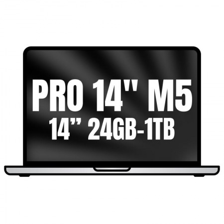 Apple Macbook Pro 14'/ M5 Pro 15-Core CPU/ 24GB/ 1TB SSD/ 16-Core GPU/ Plata