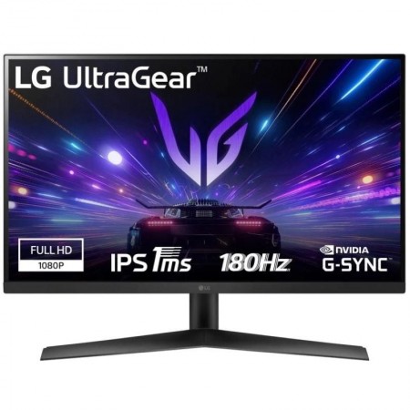 Monitor Gaming LG UltraGear 27GS60F-B 27'/ Full HD/ 1ms/ 180Hz/ IPS/ Negro