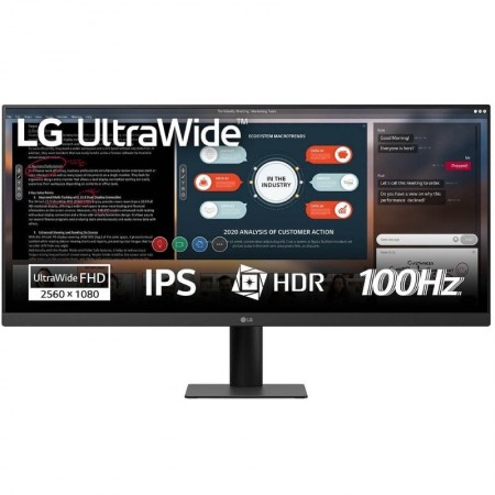 Monitor Profesional Ultrapanorámico LG 29U511A-B 29'/ WFHD/ Negro