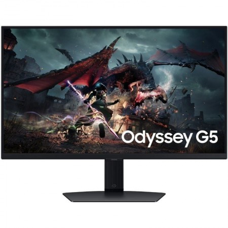 Monitor Gaming Samsung Odyssey G5 G50D S27DG502EU 27'/ QHD/ 1ms/ 180Hz/ IPS/ Regulable en Altura/ Negro