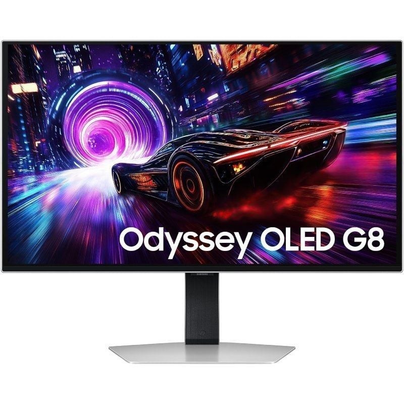 Monitor Gaming Samsung Odyssey OLED G8 G81SF S27FG816SU 27'/ 4K/ 0.03ms/ 240Hz/ QD-OLED/ Regulable en altura/ Plata