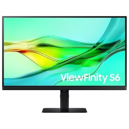 Monitor Profesional Samsung ViewFinity S6 S32D600EAU 32'/ QHD/ Regulable en Altura/ Negro