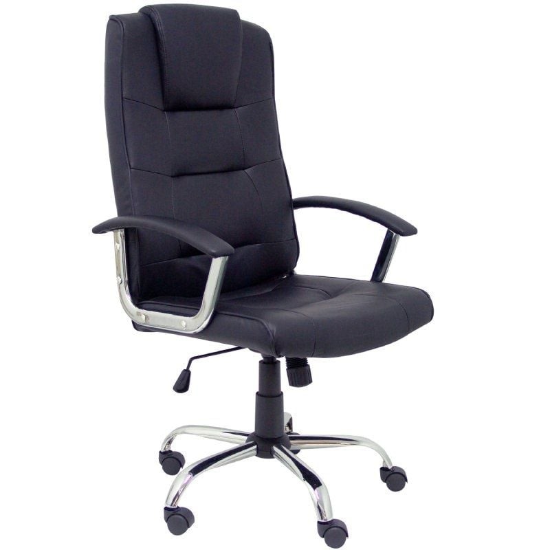 Silla de Oficina Piqueras y Crespo Guadalimar Similpiel 280DBSPNE/ Negro