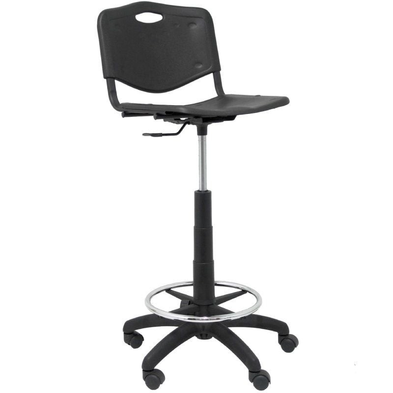 Taburete Piqueras y Crespo Robledo PVC T26GNI840RN/ Negro