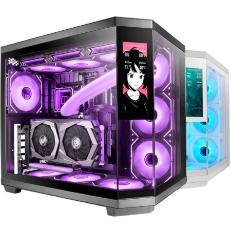 Caja Gaming Semitorre Mars Gaming MC-3TCORELCD
