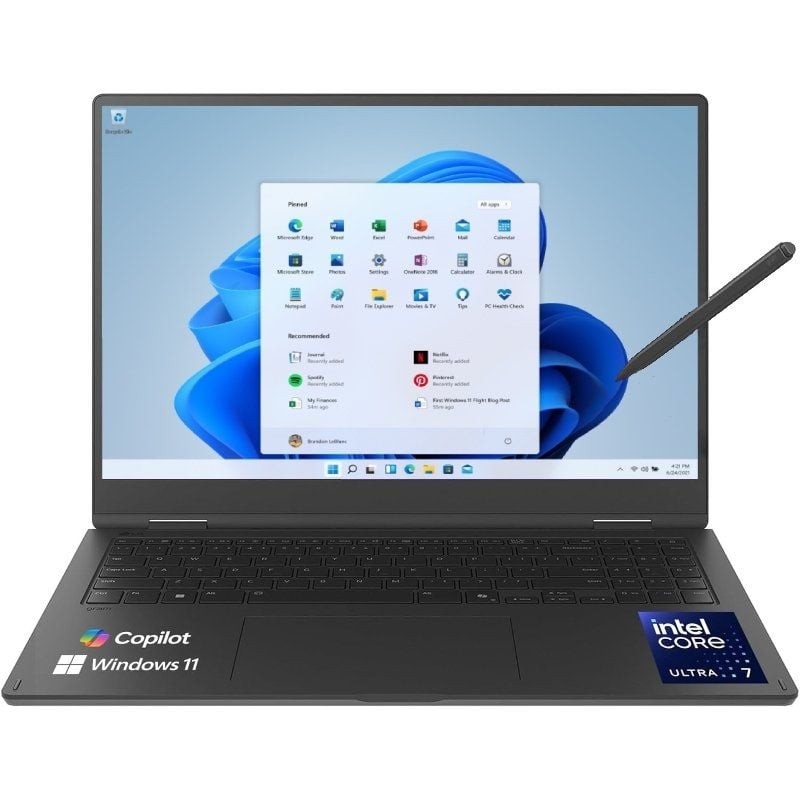 Portátil Convertible LG Gram Pro 2en1 16T90TP-K.AD88B Intel Core Ultra 7-255H/ 32GB/ 1TB SSD/ 16' Táctil/ Win11