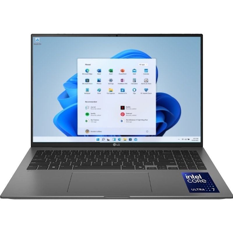 Portátil LG Gram 16Z90TL-G.AU88B Intel Core Ultra 7-258V/ 32GB/ 1TB SSD/ 16'/ Win11