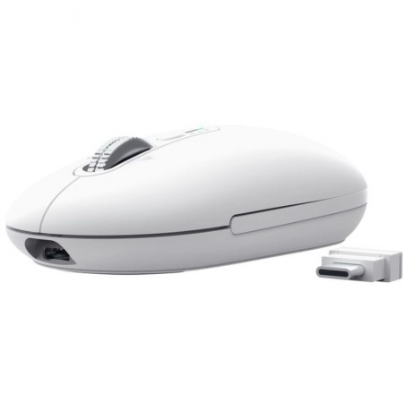 Ratón Inalámbrico Trust Seron 26019/ Batería recargable/ Hasta 3200 DPI/ Blanco