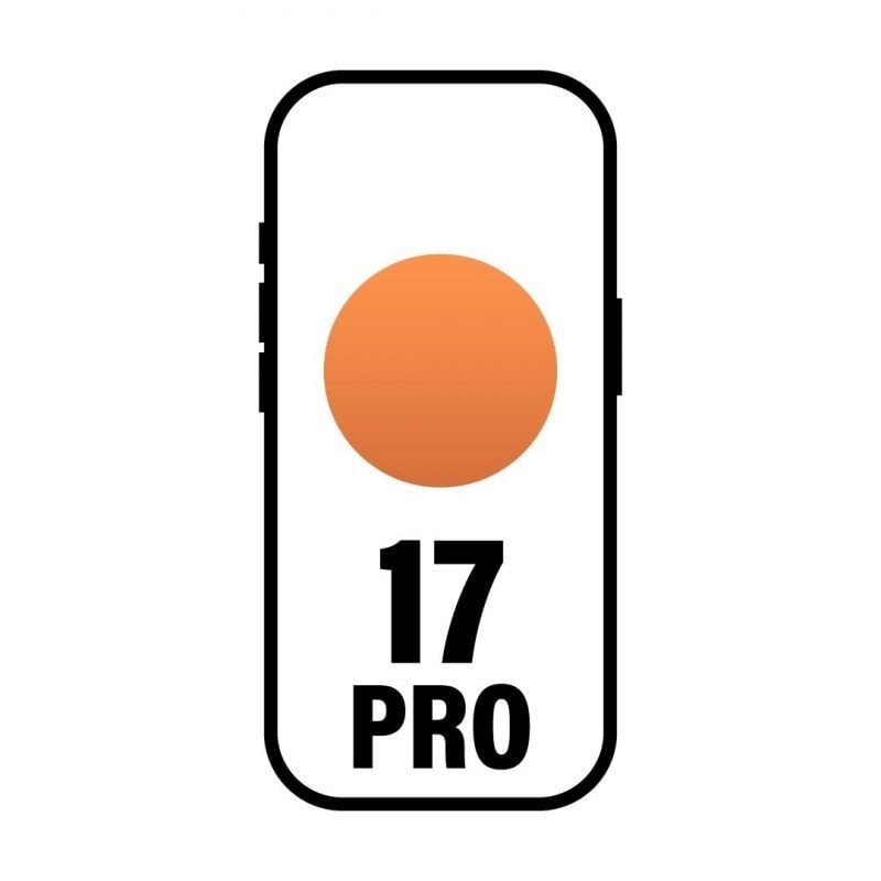 Smartphone Apple iPhone 17 Pro 256GB/ 6.3'/ 5G/ Naranja Cosmico