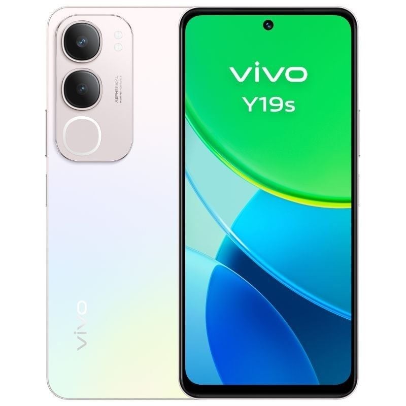 Smartphone Vivo Y19s 6GB/ 128GB/ 6.68'/ Plata Perla