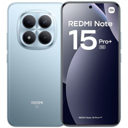 Smartphone Xiaomi Redmi Note 15 Pro Plus 8GB/ 256GB/ 6.83'/ 5G/ Azul Glaciar