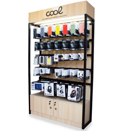 Expositor Corner COOL Accesorios Madera Grande