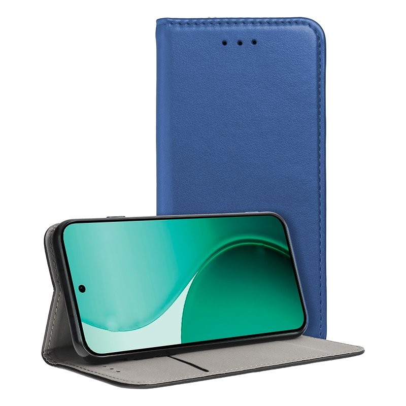 Funda COOL Flip Cover para Oppo Reno 14 5G / 14 F 5G / 14 FS 5G Liso Azul