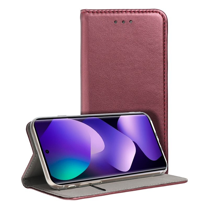 Funda COOL Flip Cover para Xiaomi Redmi Note 15 5G / Poco M8 5G Liso Burgundy