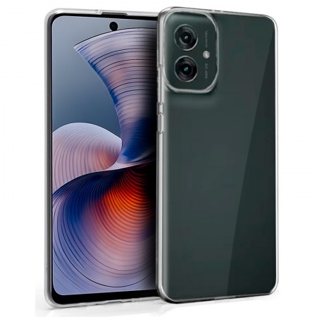 Funda COOL Silicona para Motorola Moto G55 5G (Transparente)