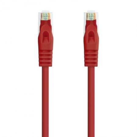 Cable de Red RJ45 UTP Nanocable 10.20.1800-L25-R Cat.6A/ LSZH/ 25cm/ Rojo